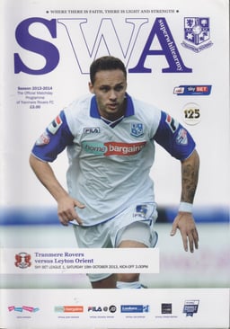 Tranmere Rovers v Leyton Orient Match Programme 2013-10-19